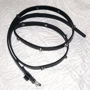 Plus Size Studded Thin Belt